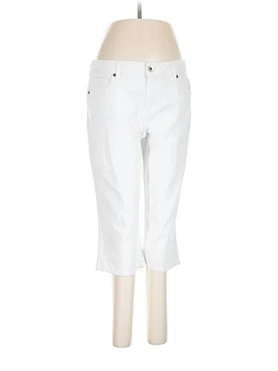 Pre-owned Dkny Jeans Jeans In White