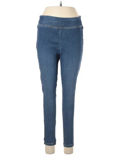 Pre-owned Dkny Jeans Jeggings In Blue