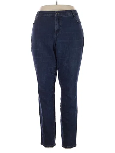 Pre-owned Dkny Jeans Jeggings In Blue