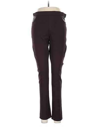 Pre-owned Dkny Jeans Jeggings In Burgundy
