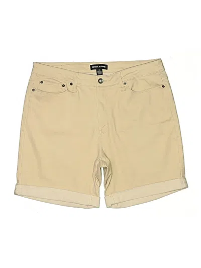 Pre-owned Dkny Jeans Khaki Shorts In Brown