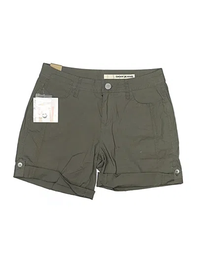 Pre-owned Dkny Jeans Khaki Shorts In Green