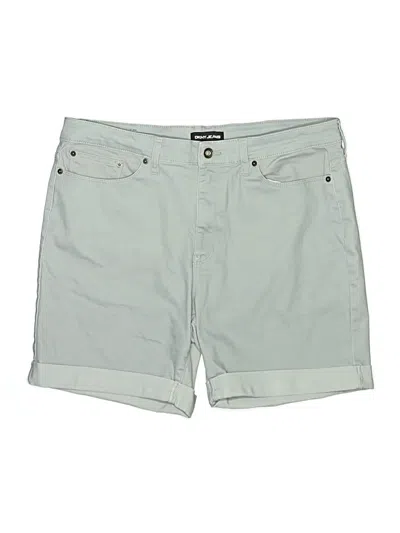 Pre-owned Dkny Jeans Khaki Shorts In Green