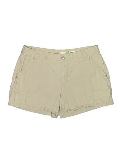 Pre-owned Dkny Jeans Khaki Shorts In Tan