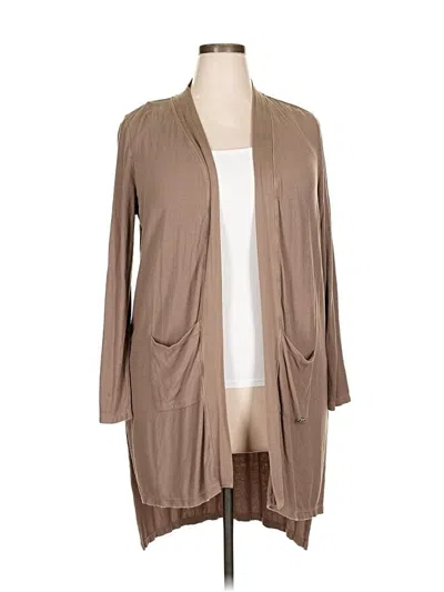 Pre-owned Dkny Jeans Kimono In Brown