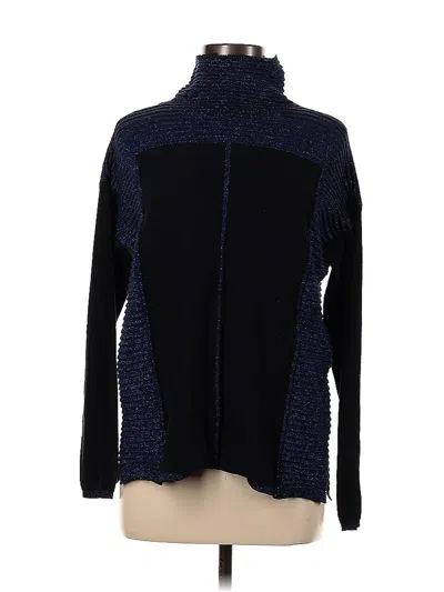 Pre-owned Dkny Jeans Long Sleeve Top In Blue