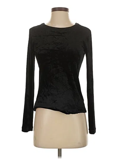 Pre-owned Dkny Jeans Long Sleeve T-shirt In Black