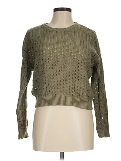 Pre-owned Dkny Jeans Long Sleeve T-shirt In Green