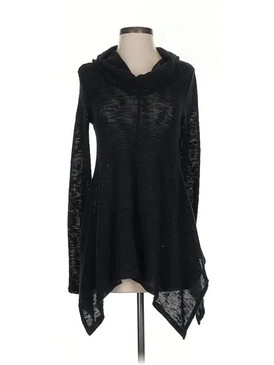 Pre-owned Dkny Jeans Long Sleeve Turtleneck In Black