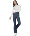 Dkny Jeans Petite High-rise Pull-on Flare Jeans