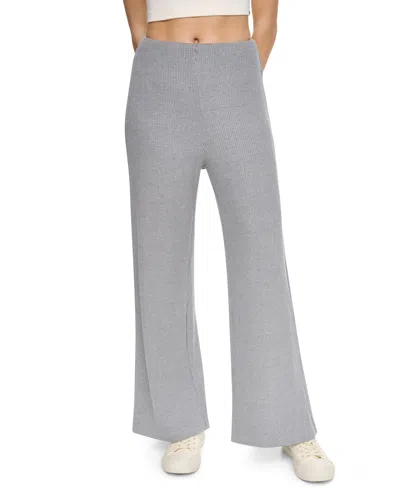 Dkny Jeans Petite Wide-leg Pull-on Pants In Gray