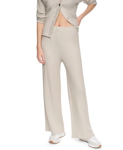 Dkny Jeans Petite Wide-leg Pull-on Pants In Neutral