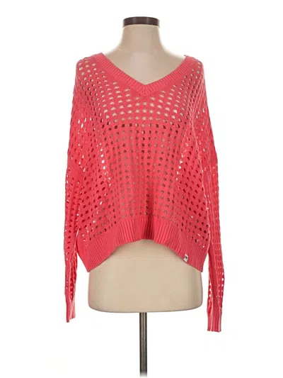 Pre-owned Dkny Jeans Poncho In Pink