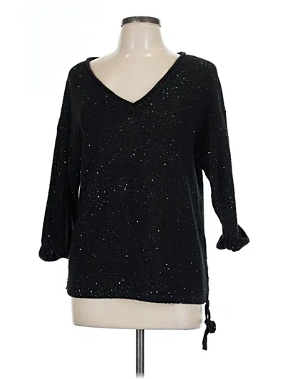 Pre-owned Dkny Jeans Pullover Sweater In Black