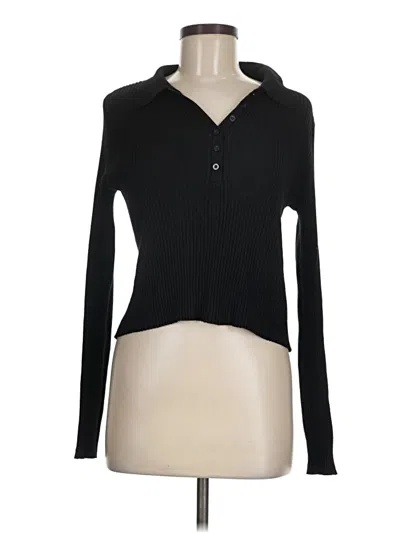 Pre-owned Dkny Jeans Pullover Sweater In Black