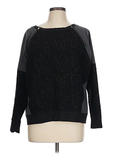 Pre-owned Dkny Jeans Pullover Sweater In Black