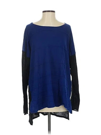 Pre-owned Dkny Jeans Pullover Sweater In Blue