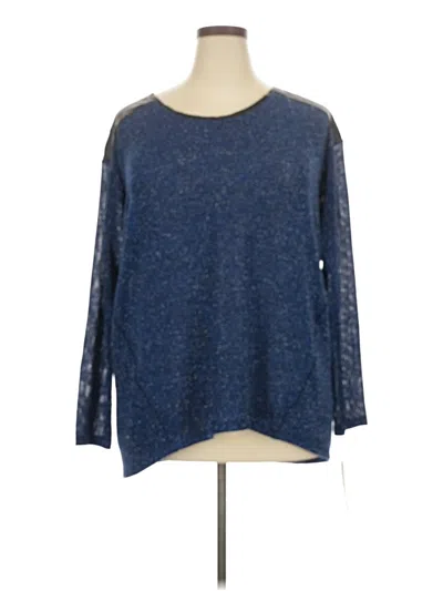 Pre-owned Dkny Jeans Pullover Sweater In Blue