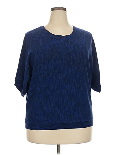 Pre-owned Dkny Jeans Pullover Sweater In Blue