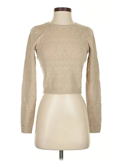 Pre-owned Dkny Jeans Pullover Sweater In Brown