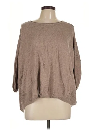 Pre-owned Dkny Jeans Pullover Sweater In Brown