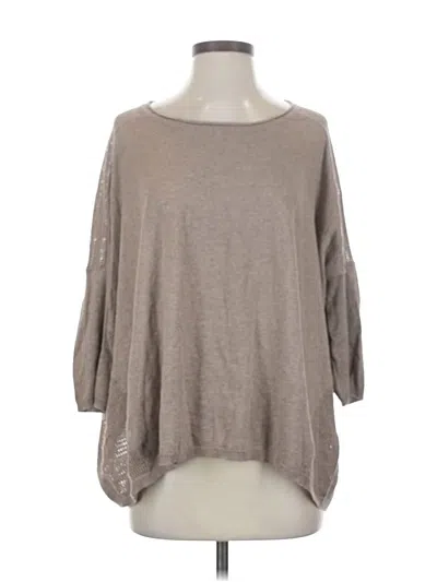 Pre-owned Dkny Jeans Pullover Sweater In Gray