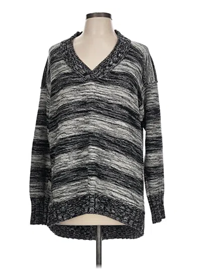 Pre-owned Dkny Jeans Pullover Sweater In Gray