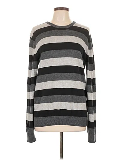 Pre-owned Dkny Jeans Pullover Sweater In Gray