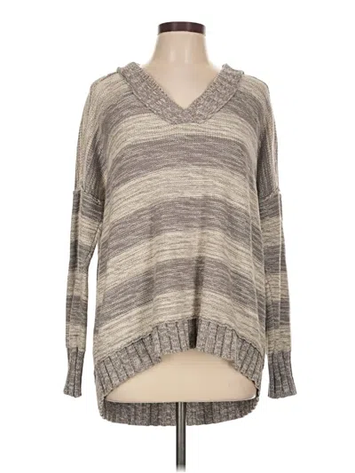 Pre-owned Dkny Jeans Pullover Sweater In Gray