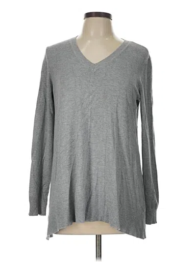Pre-owned Dkny Jeans Pullover Sweater In Gray