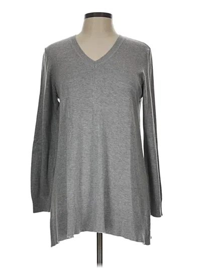 Pre-owned Dkny Jeans Pullover Sweater In Gray