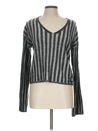 Pre-owned Dkny Jeans Pullover Sweater In Gray