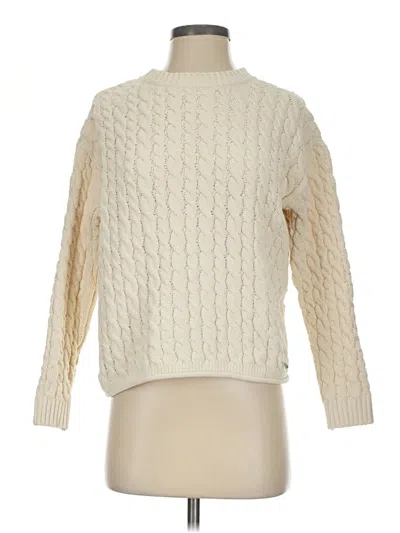 Pre-owned Dkny Jeans Pullover Sweater In Ivory