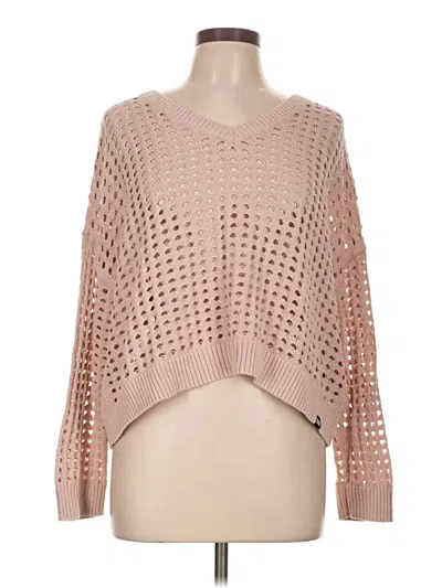 Pre-owned Dkny Jeans Pullover Sweater In Pink