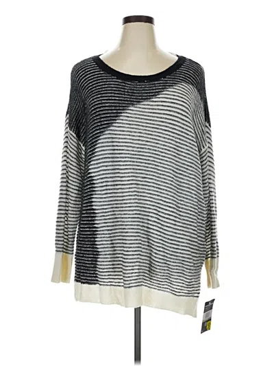 Pre-owned Dkny Jeans Pullover Sweater In Silver