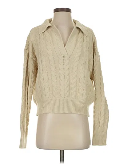Pre-owned Dkny Jeans Pullover Sweater In Tan