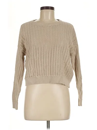 Pre-owned Dkny Jeans Pullover Sweater In Tan