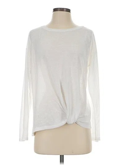 Pre-owned Dkny Jeans Pullover Sweater In White