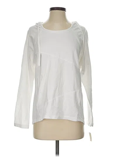 Pre-owned Dkny Jeans Pullover Sweater In White