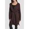 Dkny Jeans Relaxed Cardigan In Brown