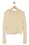 DKNY JEANS DKNY JEANS SEQUIN MESH HOODIE