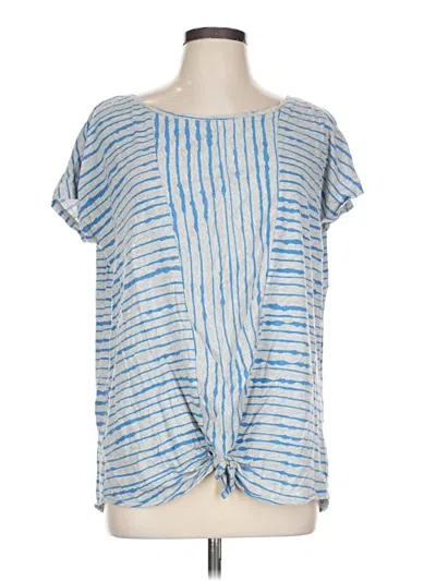 Pre-owned Dkny Jeans Short Sleeve T-shirt In Blue