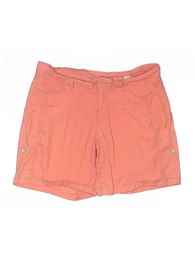 Pre-owned Dkny Jeans Shorts In Orange