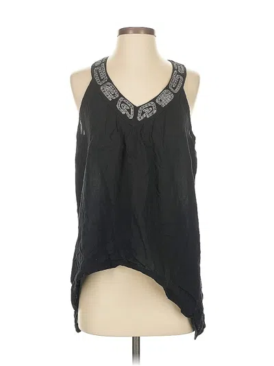 Pre-owned Dkny Jeans Sleeveless Blouse In Black