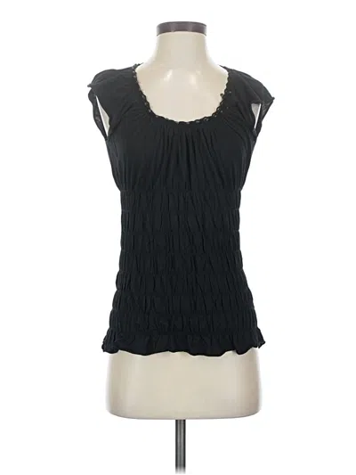 Pre-owned Dkny Jeans Sleeveless Blouse In Black