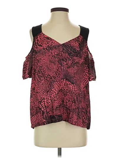 Pre-owned Dkny Jeans Sleeveless Blouse In Burgundy