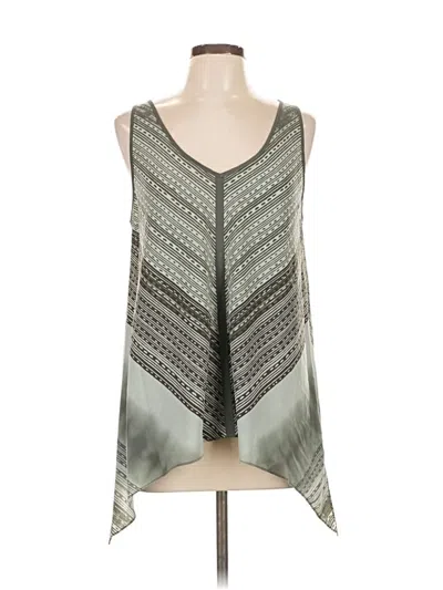 Pre-owned Dkny Jeans Sleeveless Blouse In Green