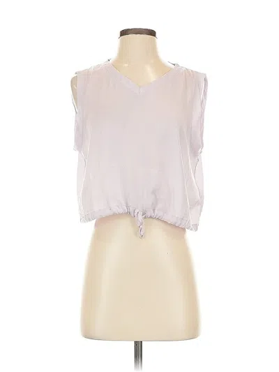 Pre-owned Dkny Jeans Sleeveless Blouse In Purple