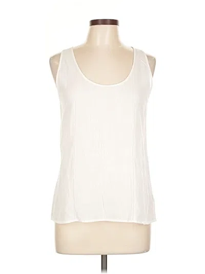Pre-owned Dkny Jeans Sleeveless T-shirt In White