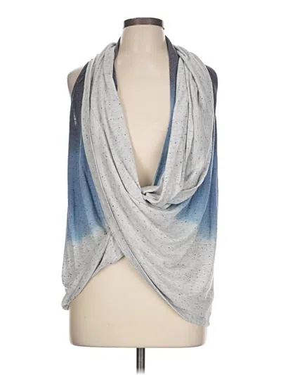 Pre-owned Dkny Jeans Sleeveless Top In Silver